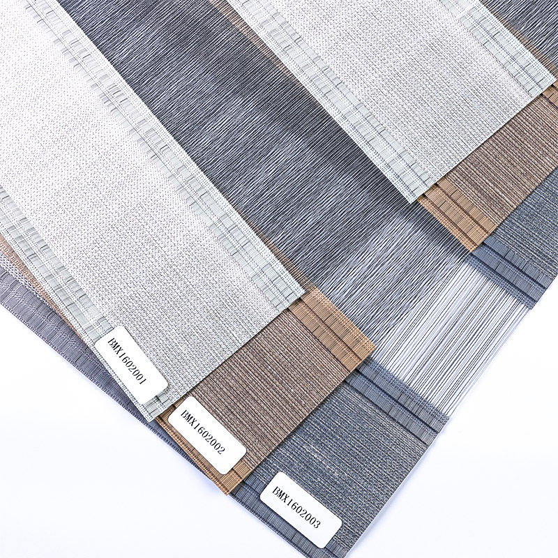 Luxury home decor window blackout curtain polyester zebra blinds fabric foshan online textiles cloth